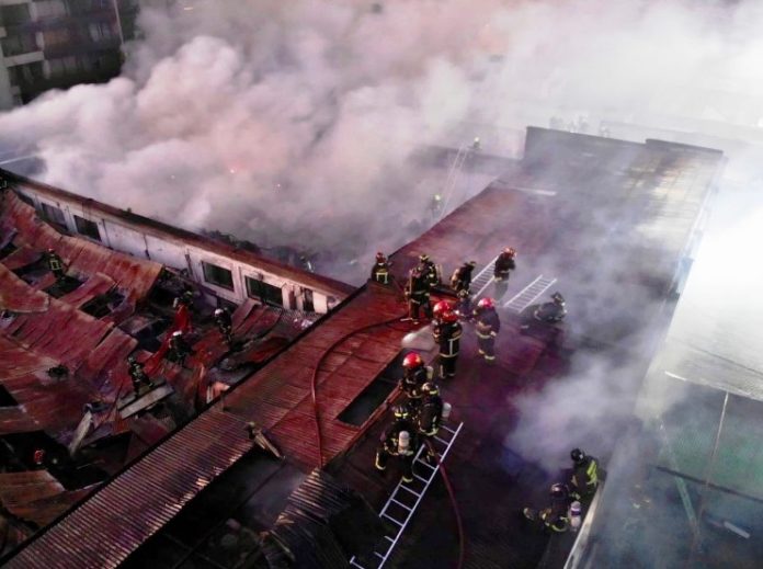 Incendio Bomberos de Santiago
