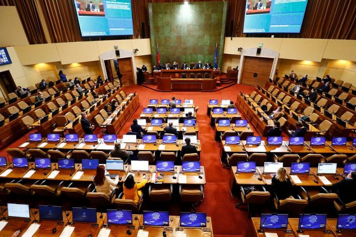 Cámara del Senado en Chile