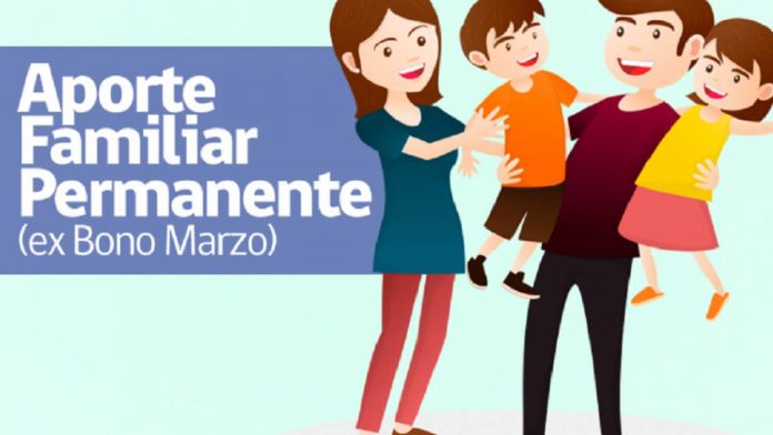 El Aporte Familiar Permanente reemplaza al Bono Marzo. El Aporte Familiar Permanente reemplaza al Bono Marzo.