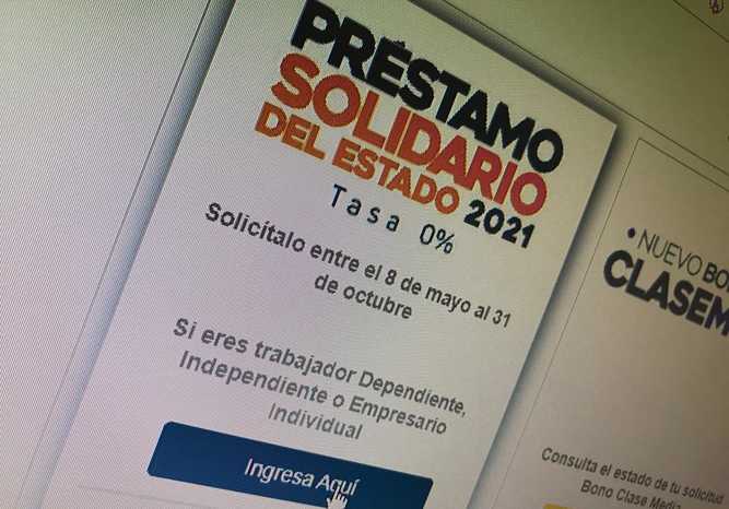 El Préstamo Solidario esta disponible hasta octubre de este año El Préstamo Solidario esta disponible hasta octubre de este año