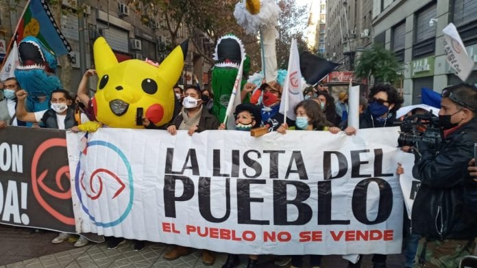 morerira lista del pueblo afirmó que este bloque es "lo peor" que tiene la Convención Constitucional.