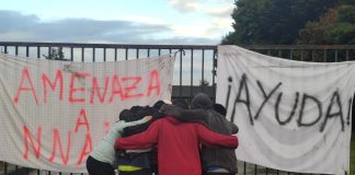 Niños y adolescentes de Aldeas Infantiles SOS organizaron una manifestación en Puerto Varas