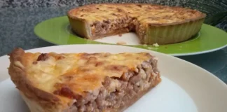 Disfrutá de esta tarta de carne jugosa: ¡el plato perfecto para tu domingo!