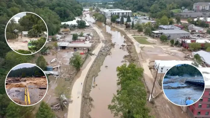 El devastador paso del Huracán Helene en EE. UU. deja casi 100 muertos y destrucción. El devastador paso del Huracán Helene en EE. UU. deja casi 100 muertos y destrucción.