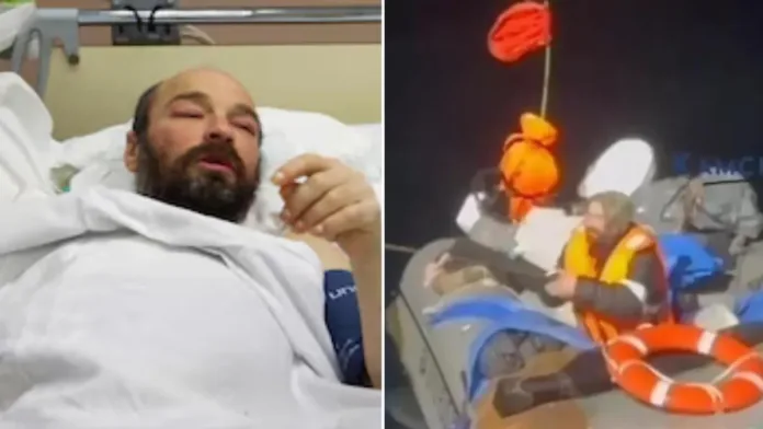 Un hombre cuenta su increíble historia de supervivencia en el mar tras un naufragio. Un hombre cuenta su increíble historia de supervivencia en el mar tras un naufragio.