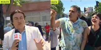 Agresión al equipo de TVN por seguidores de Jadue; periodista de Canal 13 en la mira.