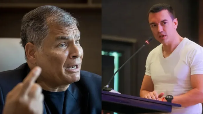 Rafael Correa critica a Noboa y cuestiona la limpieza de las elecciones. Rafael Correa critica a Noboa y cuestiona la limpieza de las elecciones.