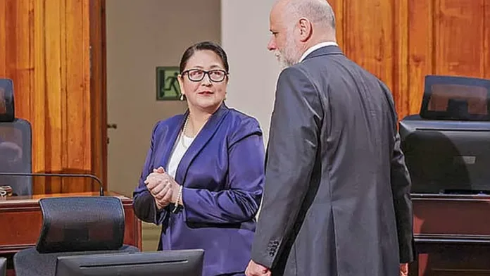 Dorothy Pérez ante el Senado: firme contra la corrupción y su profundización. Dorothy Pérez ante el Senado: firme contra la corrupción y su profundización.