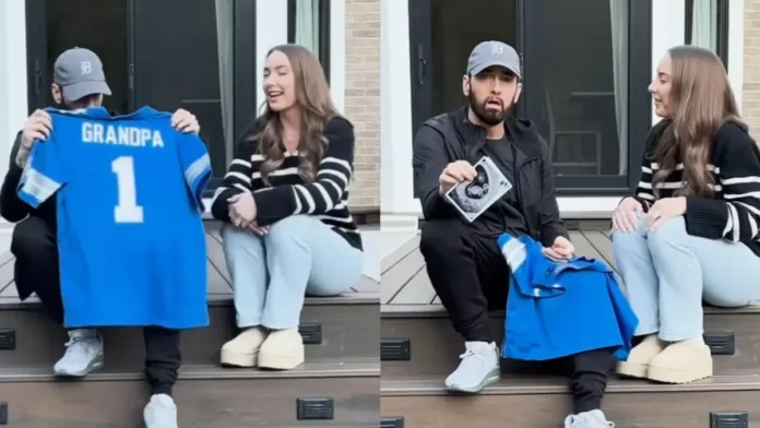 Eminem se convertirá en abuelo: su hija Hailie anuncia su embarazo en su nuevo video.