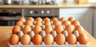 Detalles en los huevos que alertan sobre posible contaminación por Salmonella.