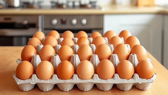 Detalles en los huevos que alertan sobre posible contaminación por Salmonella. Detalles en los huevos que alertan sobre posible contaminación por Salmonella.