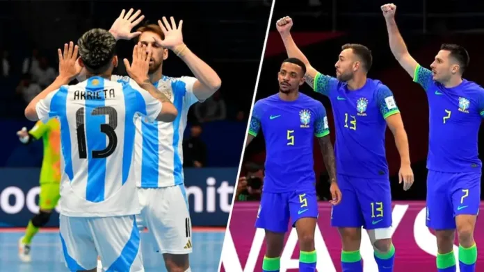 Argentina y Brasil se enfrentan en la final del Mundial de futsal. ¡No te lo pierdas! Argentina y Brasil se enfrentan en la final del Mundial de futsal. ¡No te lo pierdas!