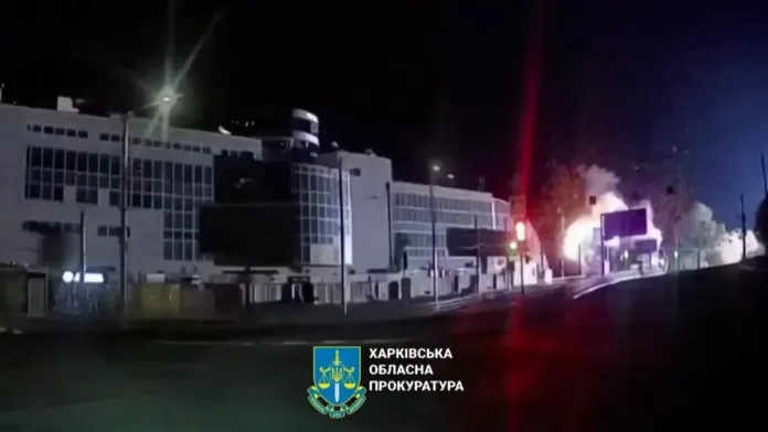 Un misil ruso impacta en Kharkiv
