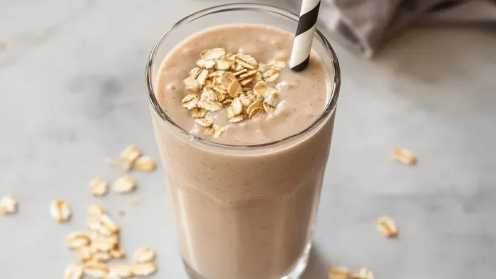 Batido de avena y miel: nutritivo y perfecto para aumentar masa muscular. Batido de avena y miel: nutritivo y perfecto para aumentar masa muscular.