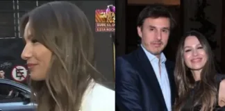 Pampita elude hablar sobre la salud de Roberto García Moritán