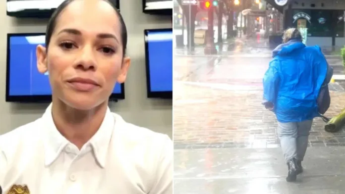 La policía insta a evacuar ante el huracán Milton y a documentar su identidad. La policía insta a evacuar ante el huracán Milton y a documentar su identidad.