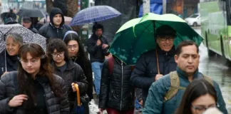 Pronóstico de lluvia para el 20 de octubre: zonas afectadas por precipitaciones.