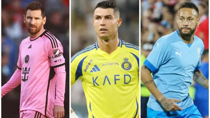 Messi y Cristiano lideran la lista de los futbolistas mejor pagados del mundo. Messi y Cristiano lideran la lista de los futbolistas mejor pagados del mundo.