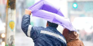 Tormentas y vientos de hasta 100 km/h: pronóstico del tiempo para este martes.