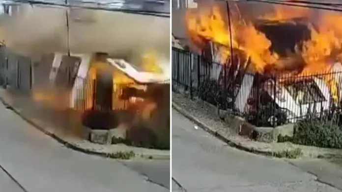 Explosión de gas en Viña del Mar: vecinos salvan a una abuelita atrapada. Explosión de gas en Viña del Mar: vecinos salvan a una abuelita atrapada.
