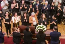 Emotiva despedida a Mercedes Bulnes