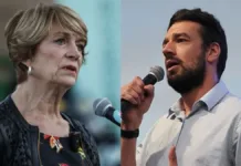 Evelyn Matthei defiende a Francisco Orrego tras críticas del alcalde Vodanovic.