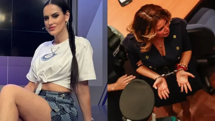Adriana Barrientos revela su último chat con Cathy Barriga antes de su arresto. Adriana Barrientos revela su último chat con Cathy Barriga antes de su arresto.