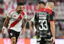 River Plate venció a Barracas Central con gol de Paulo Díaz y se acerca al título.