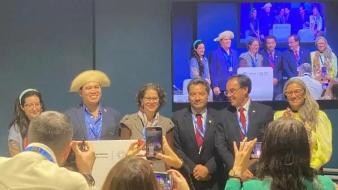 Ministra Maisa Rojas lanza programa de reducción de metano en COP29 con 8 países. Ministra Maisa Rojas lanza programa de reducción de metano en COP29 con 8 países.