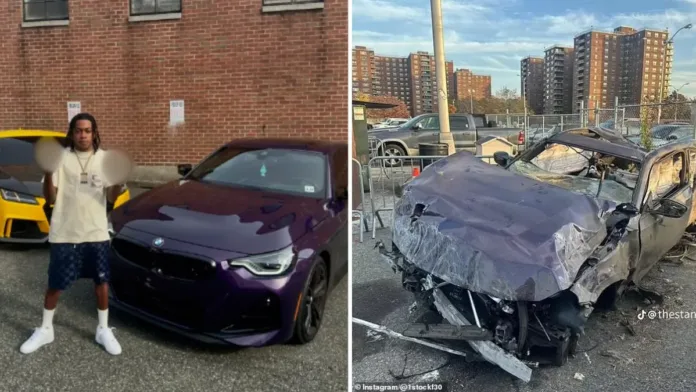 Trágica muerte del YouTuber '1StockF30' en un accidente de BMW en Nueva York. Trágica muerte del YouTuber '1StockF30' en un accidente de BMW en Nueva York.