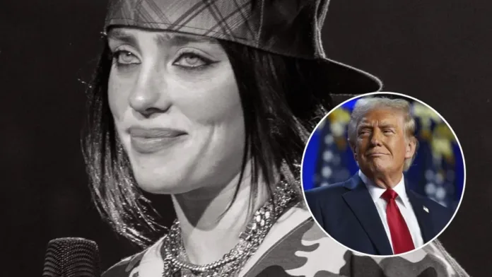 Billie Eilish critica a Trump en Nashville: "Odia a las mujeres profundamente".