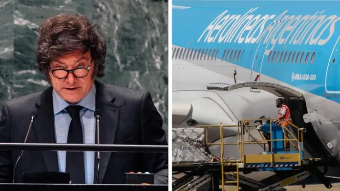 Javier Milei advierte: Aerolíneas Argentinas Javier Milei advierte: Aerolíneas Argentinas