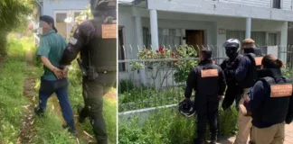 Detenidos por robo de cañerías de cobre en Temuco; se reporta fuga de gas.