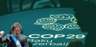 Argentina se retira de la COP29 por orden de Milei