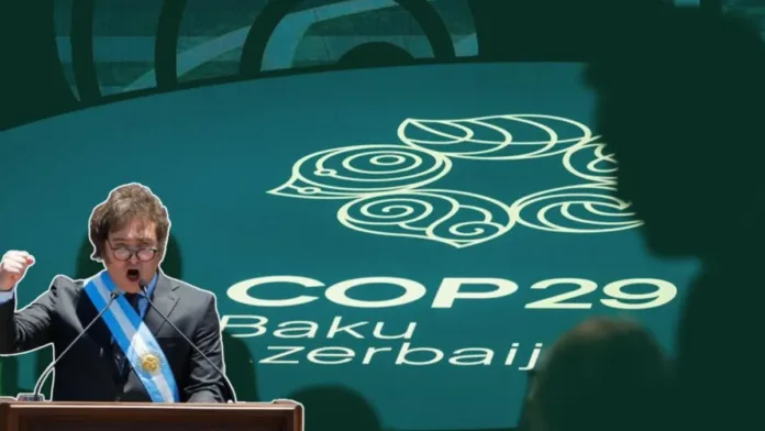 Argentina se retira de la COP29 por orden de Milei Argentina se retira de la COP29 por orden de Milei