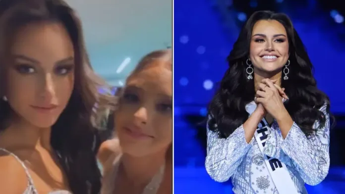 Emilia Dides y Lele Pons se encuentran tras el Miss Universo Emilia Dides y Lele Pons se encuentran tras el Miss Universo