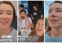 La vocal Carla Jara cierra jornada con regalos y un tiempo récord: "Espero no me toque más".