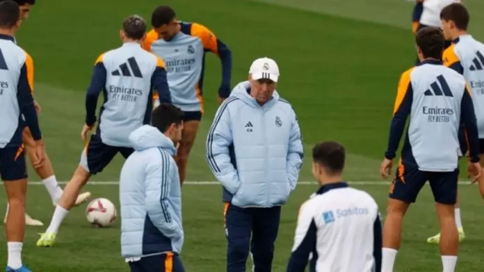 Tensión en el Real Madrid: Ancelotti y jugadores discuten tras malos resultados. Tensión en el Real Madrid: Ancelotti y jugadores discuten tras malos resultados.