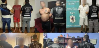 Cinco barras de Defensores de Belgrano detenidos tras agredir a la Policía.