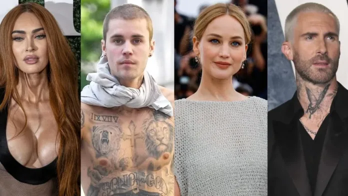 Celebridades como Megan Fox y Justin Bieber comparten sus arrepentimientos tatuados. Celebridades como Megan Fox y Justin Bieber comparten sus arrepentimientos tatuados.