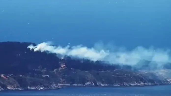 Senapred declara alerta roja por incendio forestal en Valparaíso. Senapred declara alerta roja por incendio forestal en Valparaíso.