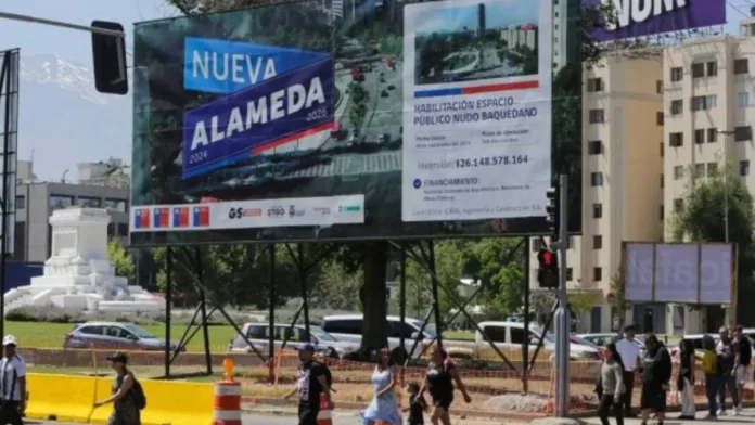 Corte de tránsito en eje Alameda-Providencia: ¡Atención automovilistas! Corte de tránsito en eje Alameda-Providencia: ¡Atención automovilistas!
