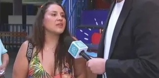 Pamela Leiva llega a votar y comparte consejos para ser vocal de mesa.