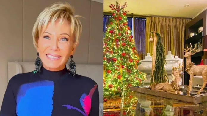 Raquel Argandoña deslumbra con su espectacular árbol de Navidad en casa. Raquel Argandoña deslumbra con su espectacular árbol de Navidad en casa.