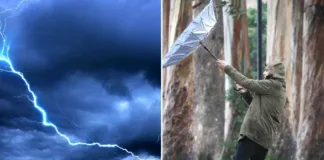 Pronóstico del tiempo: lluvia y tormentas eléctricas este martes en varias zonas.