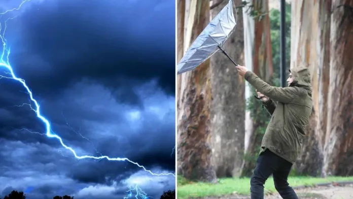 Pronóstico del tiempo: lluvia y tormentas eléctricas este martes en varias zonas. Pronóstico del tiempo: lluvia y tormentas eléctricas este martes en varias zonas.