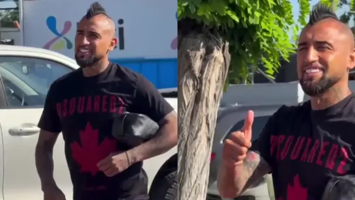 Arturo Vidal regresa a Juan Pinto Durán tras su convocatoria con La Roja. Arturo Vidal regresa a Juan Pinto Durán tras su convocatoria con La Roja.