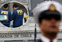 Funcionario de la Armada herido en Valparaíso por fuego cruzado entre vehículos.