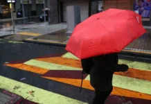 Chubascos y vientos de 60 km/h: pronóstico del lunes 25 de noviembre.