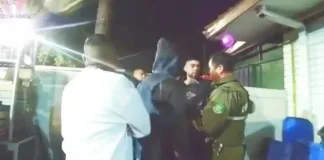 Tenso enfrentamiento entre Arturo Vidal y Carabineros en control de identidad.